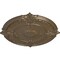 Ekena Millwork Attica Acanthus Leaf Ceiling Medallion (Canopies up to 3 1/4"), 30 1/8"OD x 1 1/2"P, Warm Silver CM30ATWSS - alternate 3